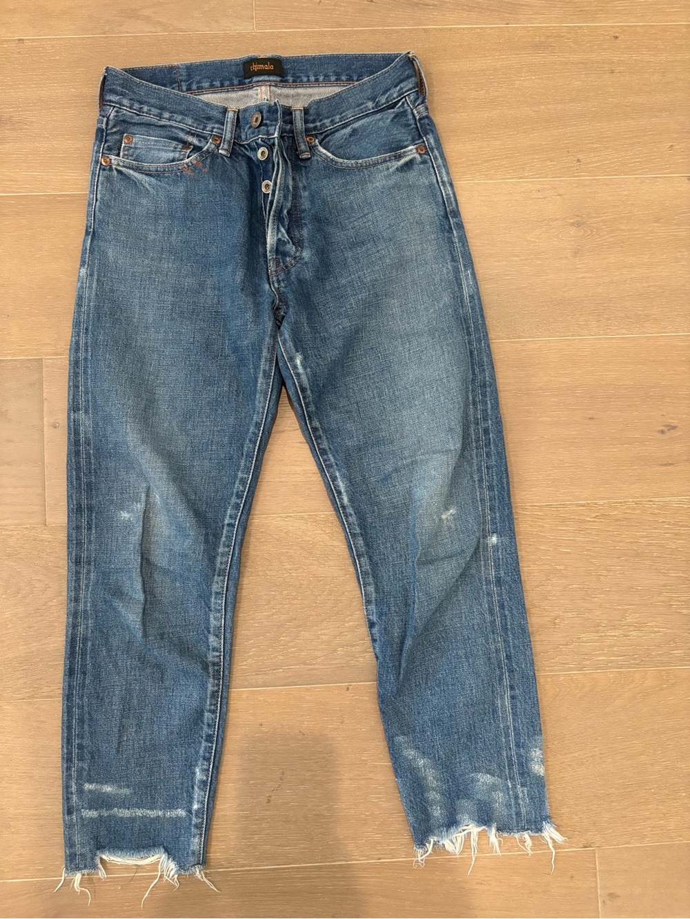 Chimala Blue Distressed Denim Jeans